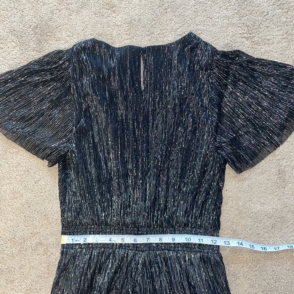 NWT Banana Republic Crop Metallic Jumpsuit Size XS - Picture 6 of 9